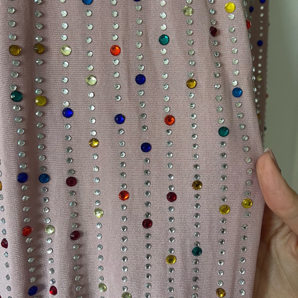 Burning Man/ Festival sparkly bejeweled bodysuit